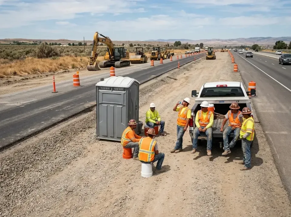 highway-road-construction-crew-007 — frequently asked questions, Porta Potty and Restroom Rentals in Rib Mountain, WI